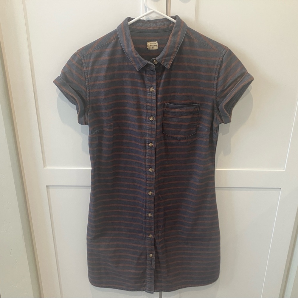 Bridge & Burn 100% cotton shirt dress small